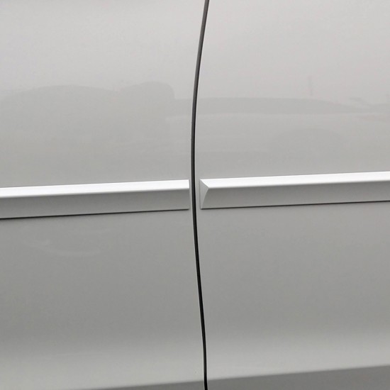 thumbnail image 2 of 4-Pack Stainless Steel Side Door Molding Trim For Mitsubishi Outlander Sport (2011-2024) – Chrome Finish 2 of 5